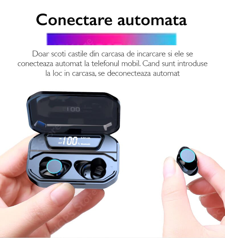 Casti bluetooth Runmus G02 Casti bluetooth Runmus G02